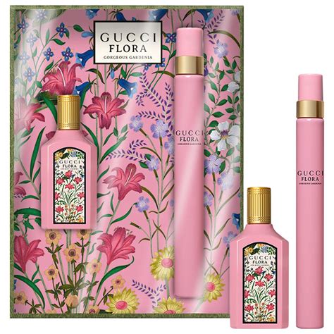 gucci flora gardenia perfume gift set|Gucci Flora gorgeous gardenia boots.